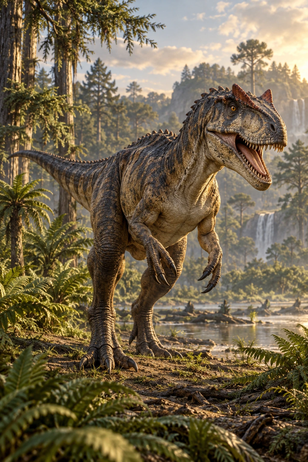 Allosaurus complete Primal artwork