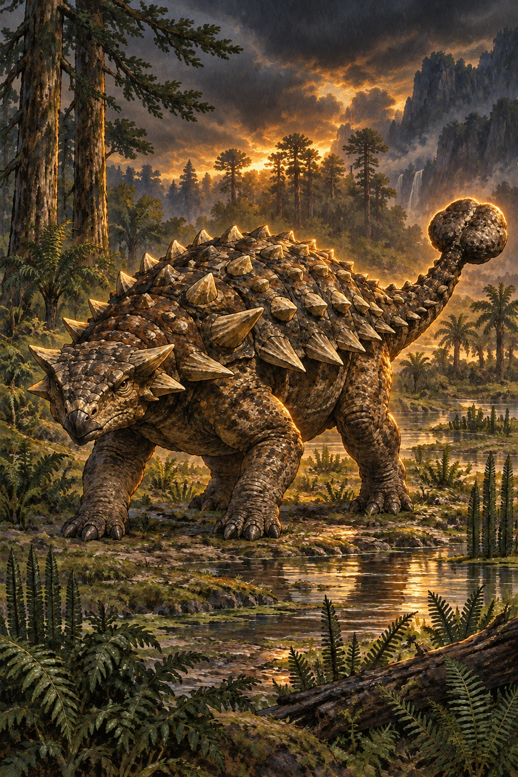 Ankylosaurus complete Threat artwork
