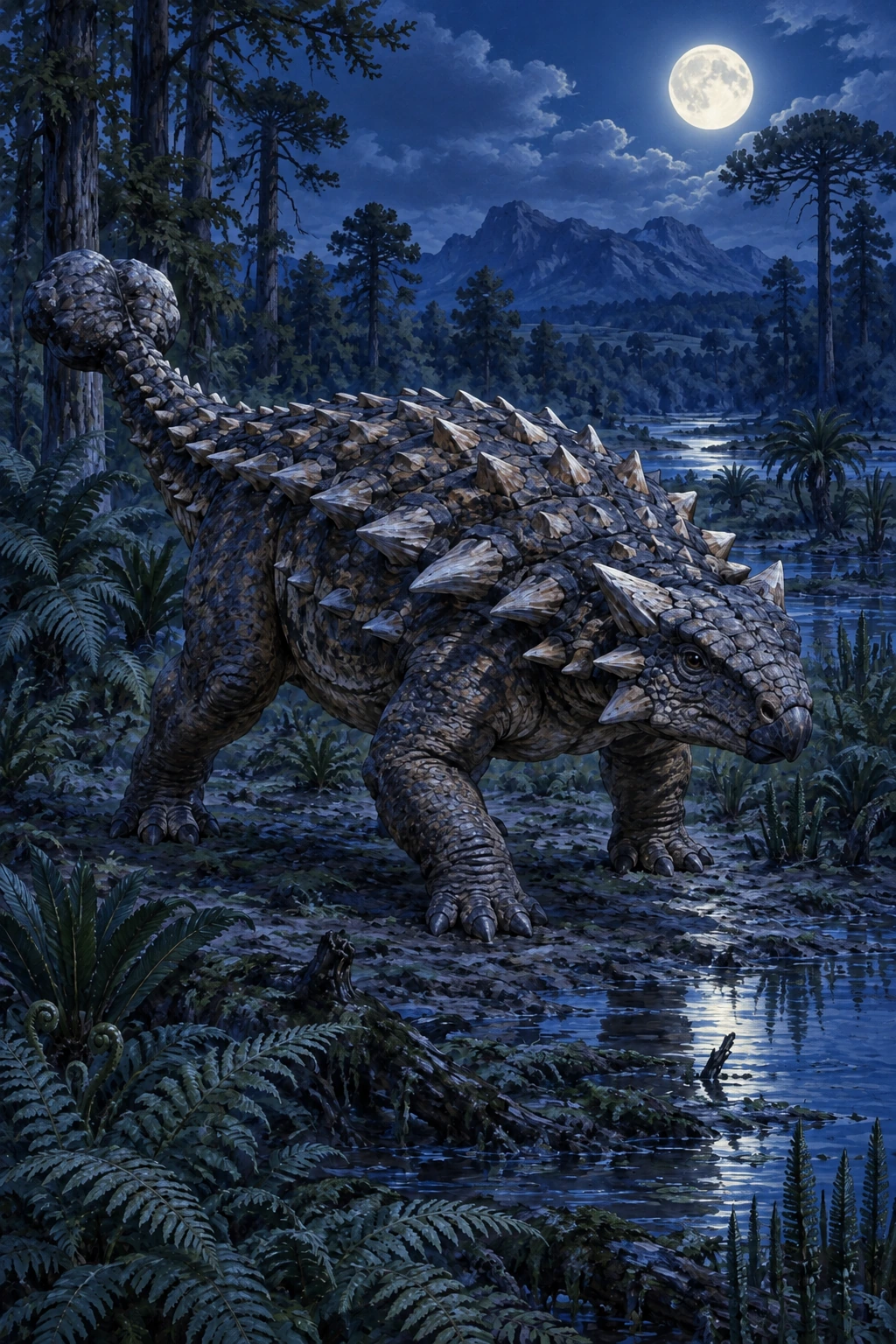 Ankylosaurus complete Moonlight artwork