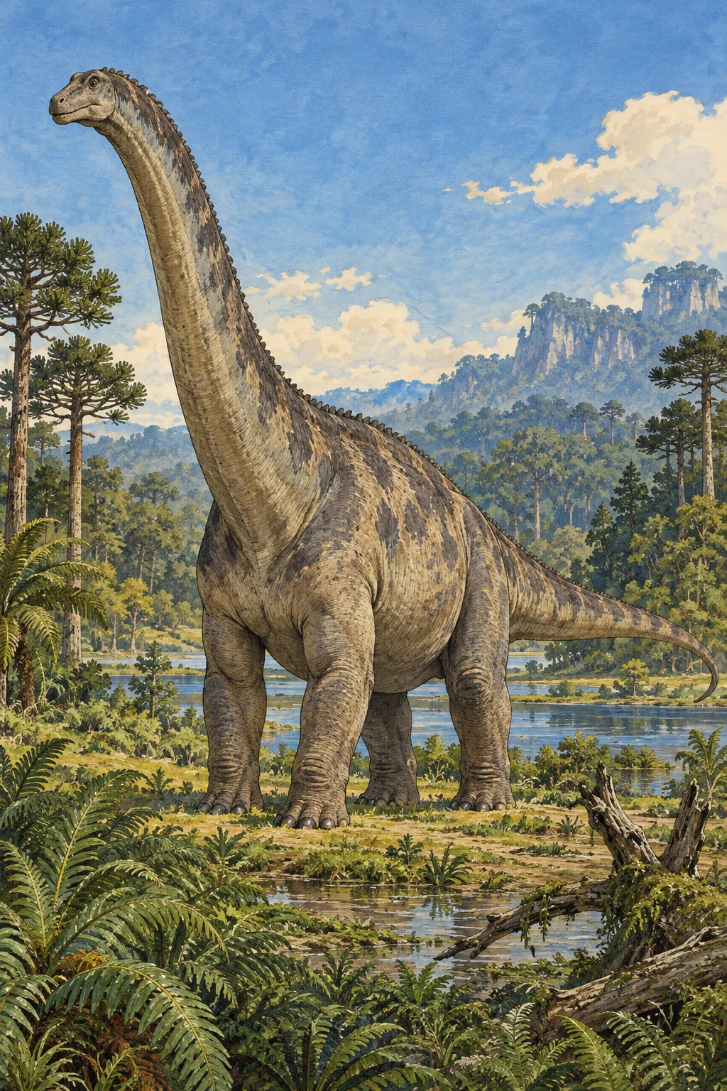 Argentinosaurus complete Daylight artwork