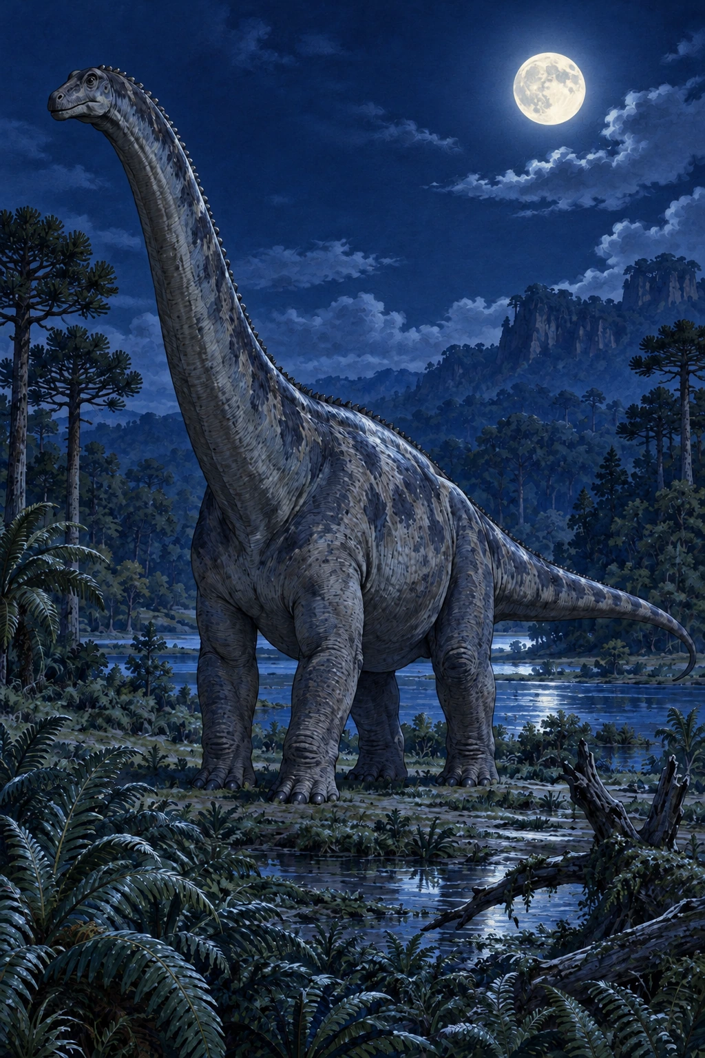Argentinosaurus complete Moonlight artwork