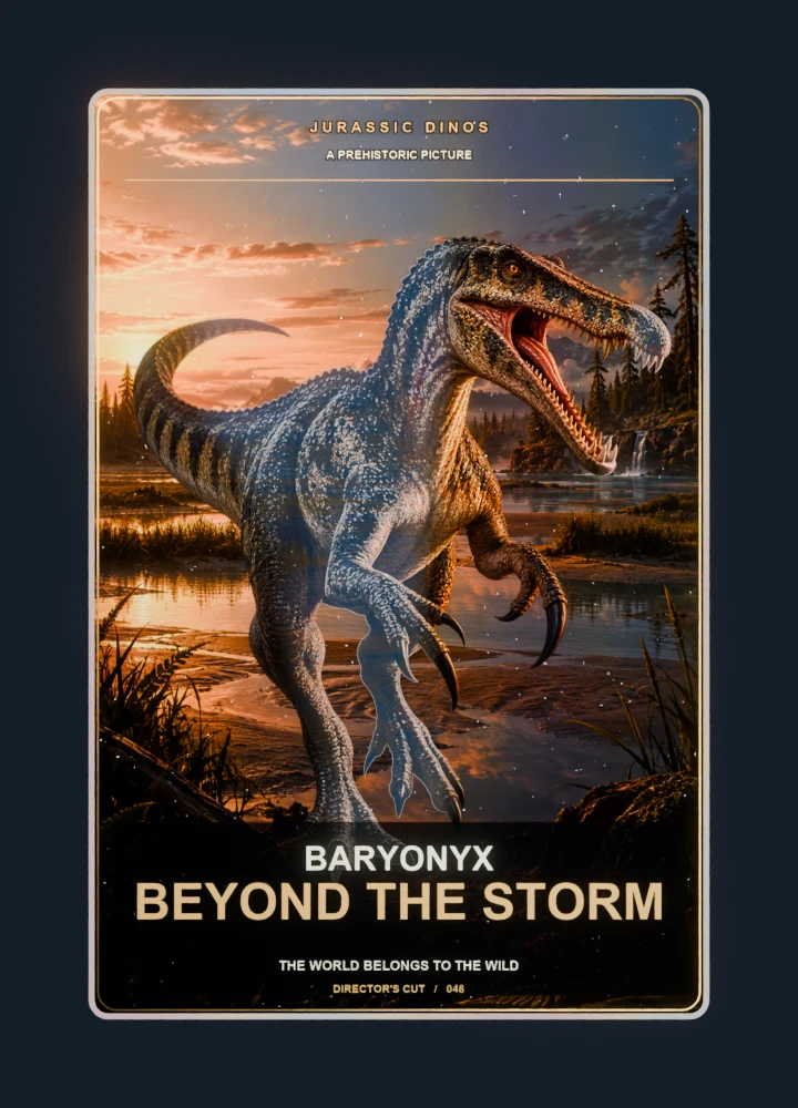 Baryonyx Cinema poster card front