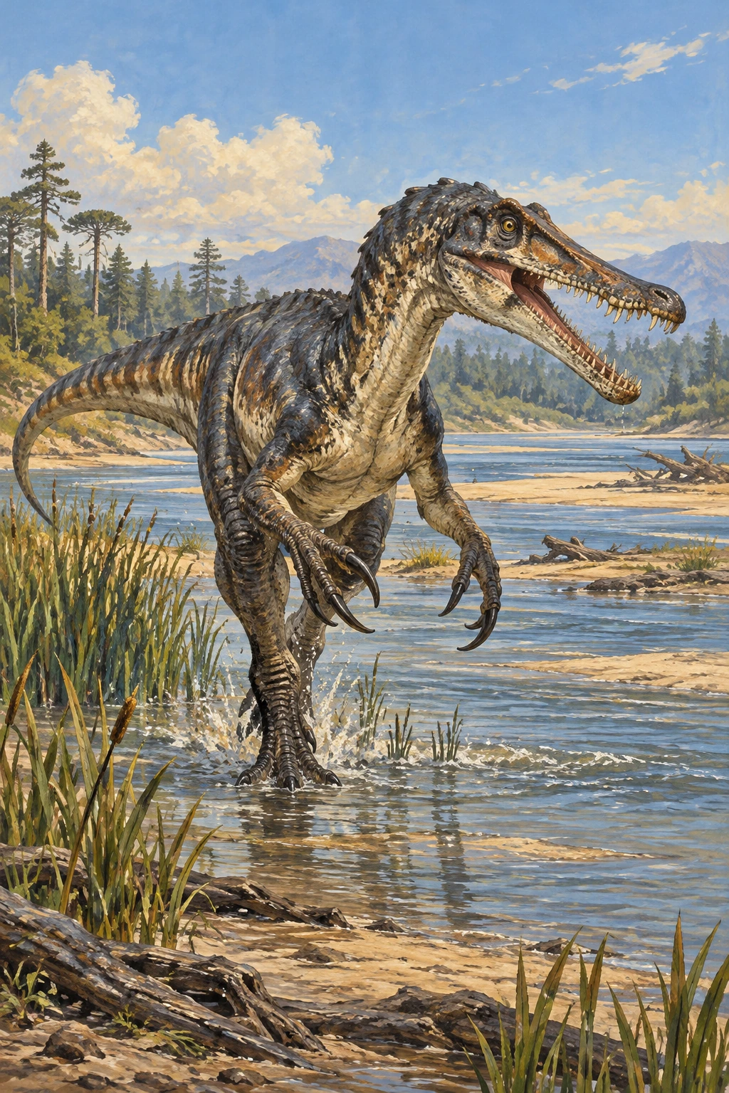 Baryonyx complete Daylight artwork
