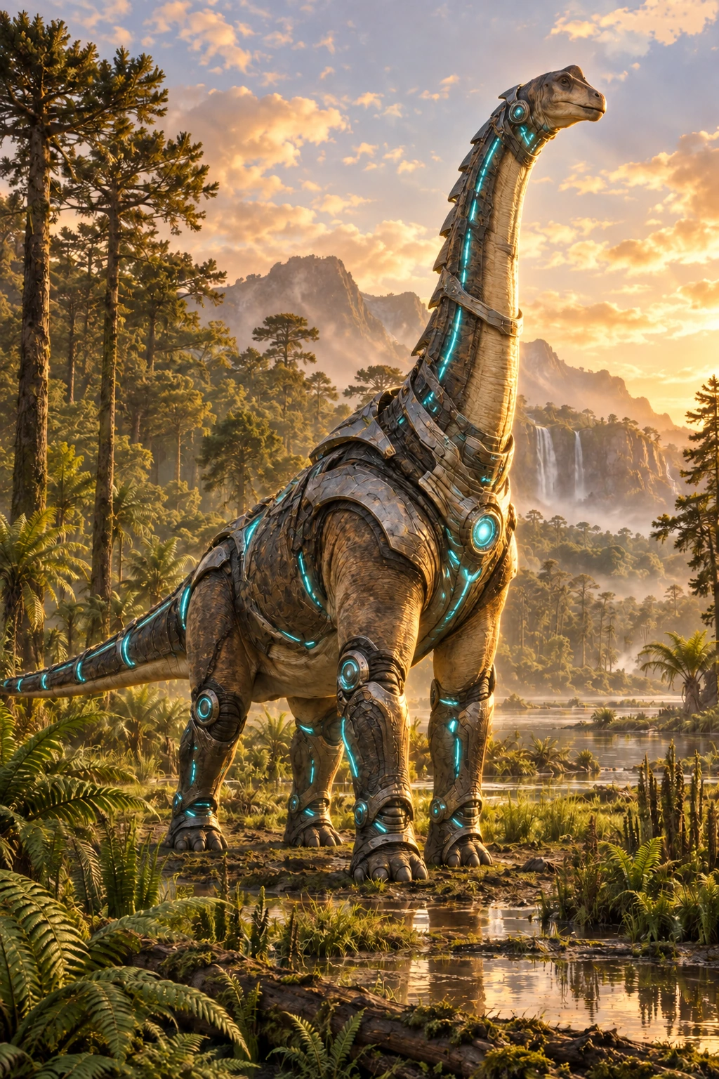 Brachiosaurus complete Armored artwork