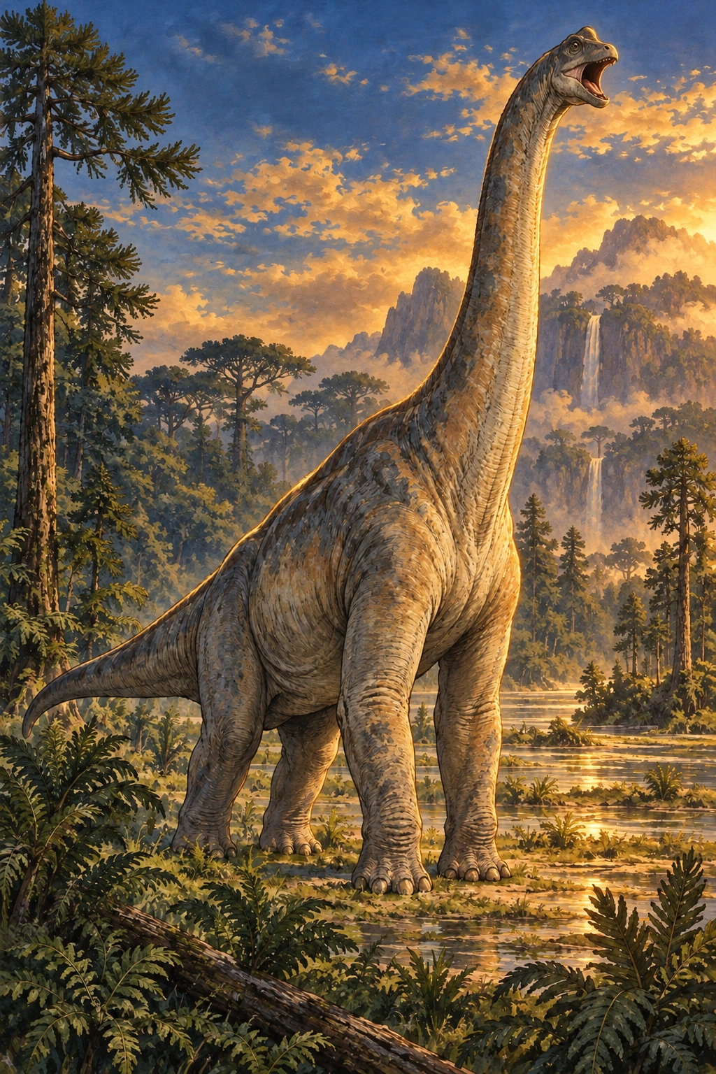 Brachiosaurus complete Threat artwork
