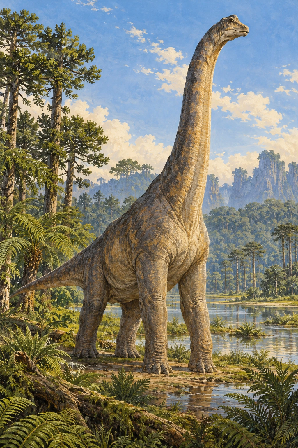 Brachiosaurus complete Daylight artwork