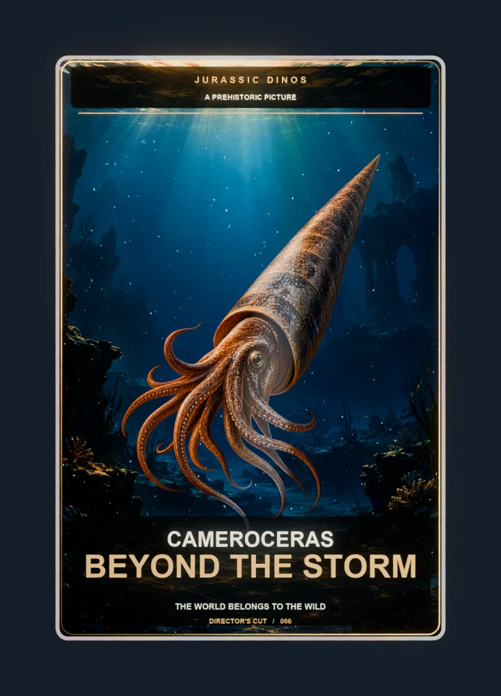 Cameroceras Cinema poster card front
