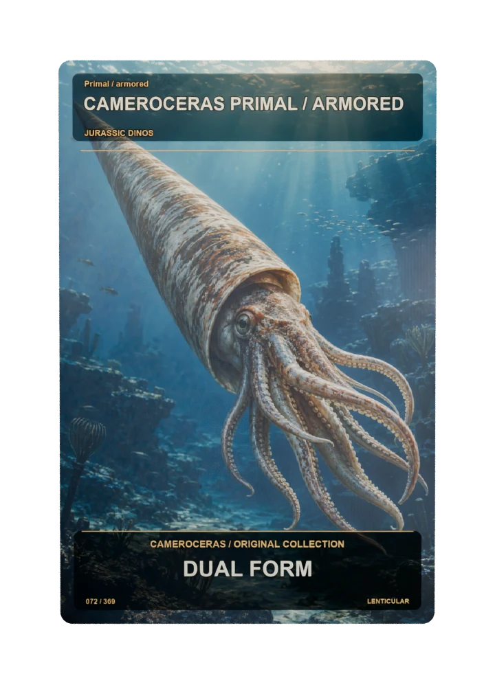 Cameroceras Primal / armored card front