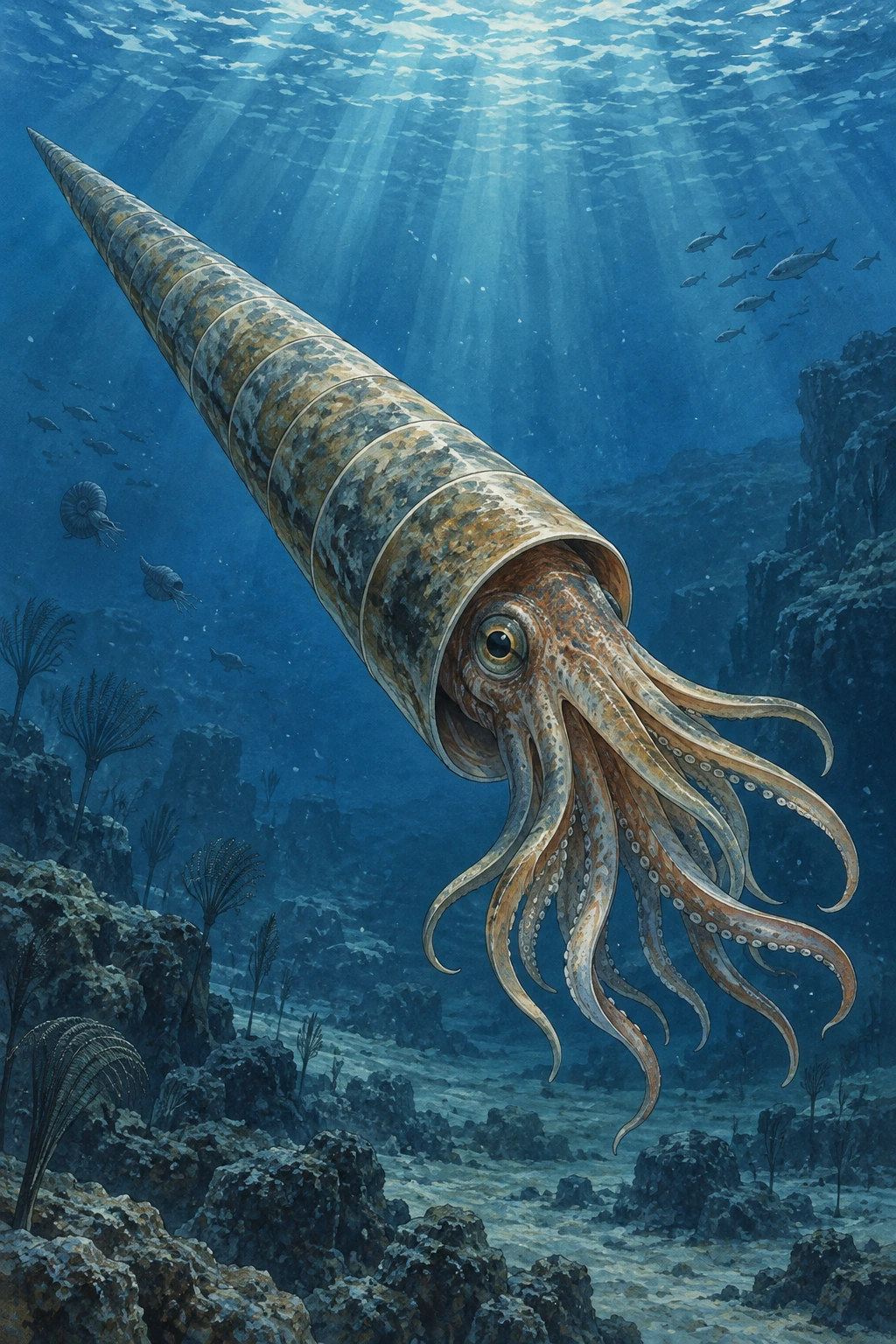 Cameroceras complete Calm artwork