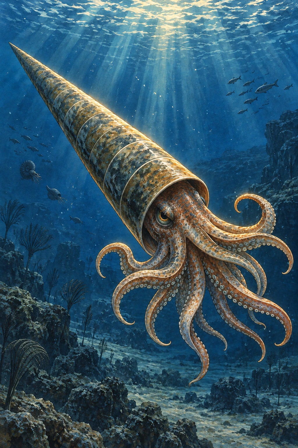 Cameroceras complete Threat artwork