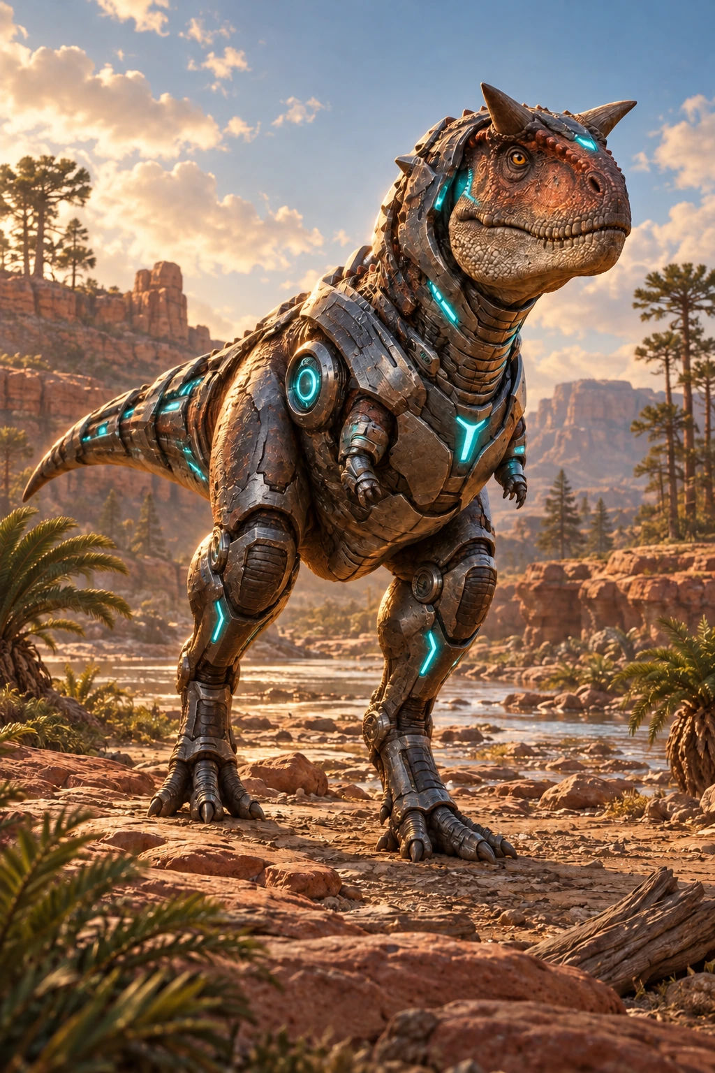 Carnotaurus complete Armored artwork