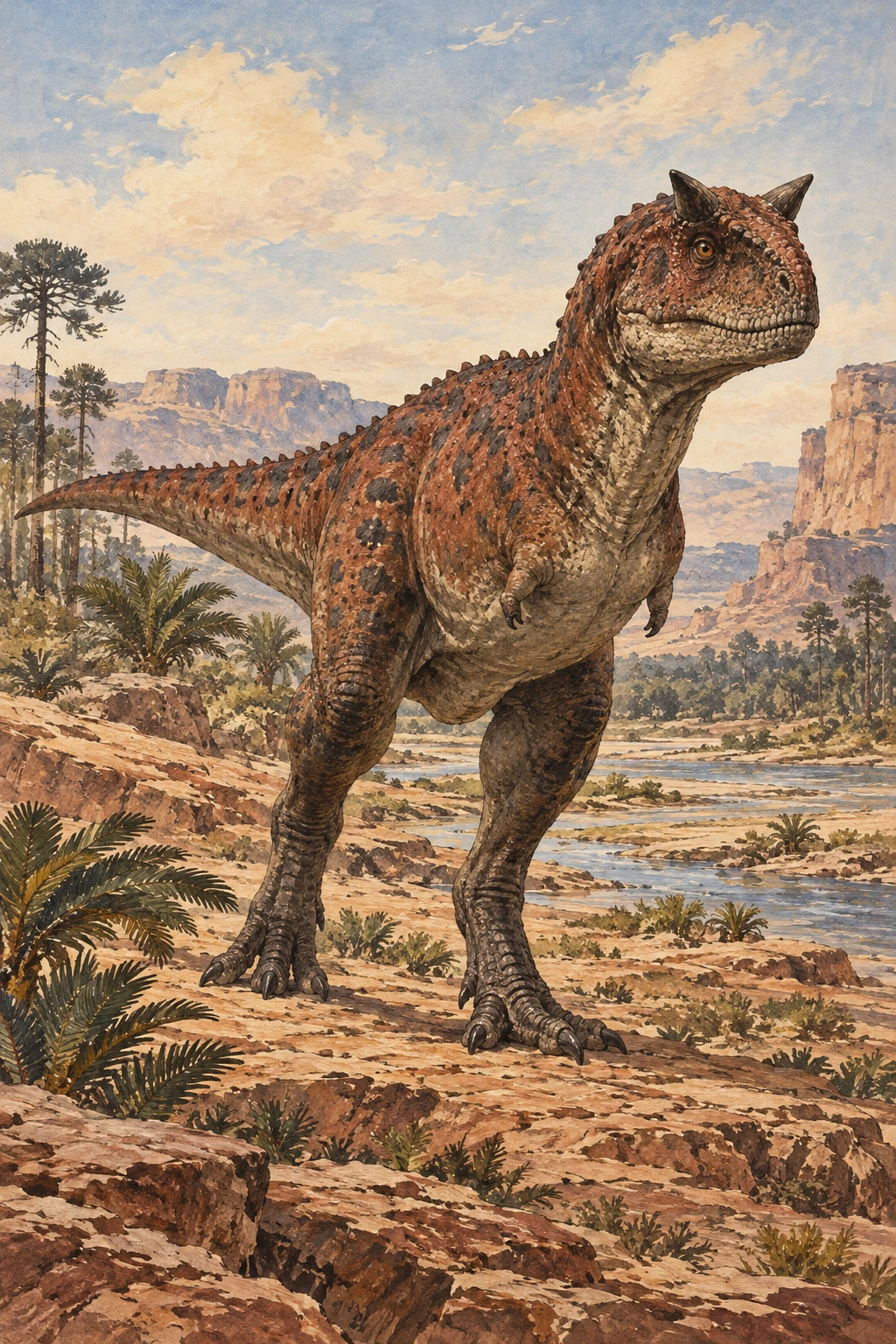 Carnotaurus complete Calm artwork