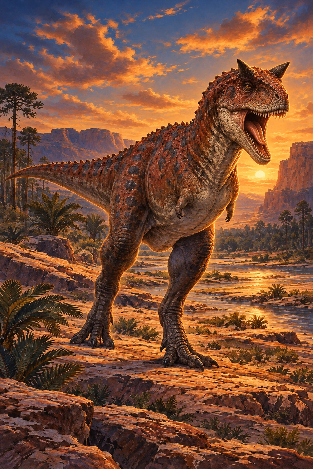 Carnotaurus complete Threat artwork