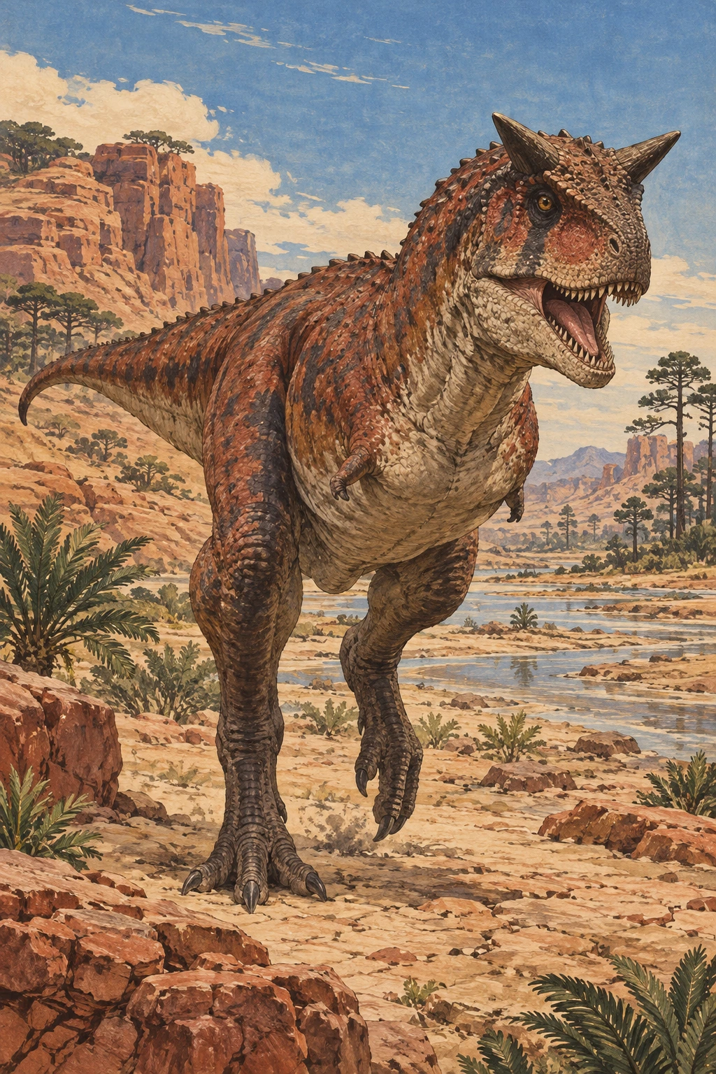Carnotaurus complete Daylight artwork