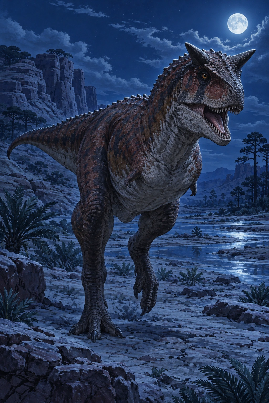 Carnotaurus complete Moonlight artwork