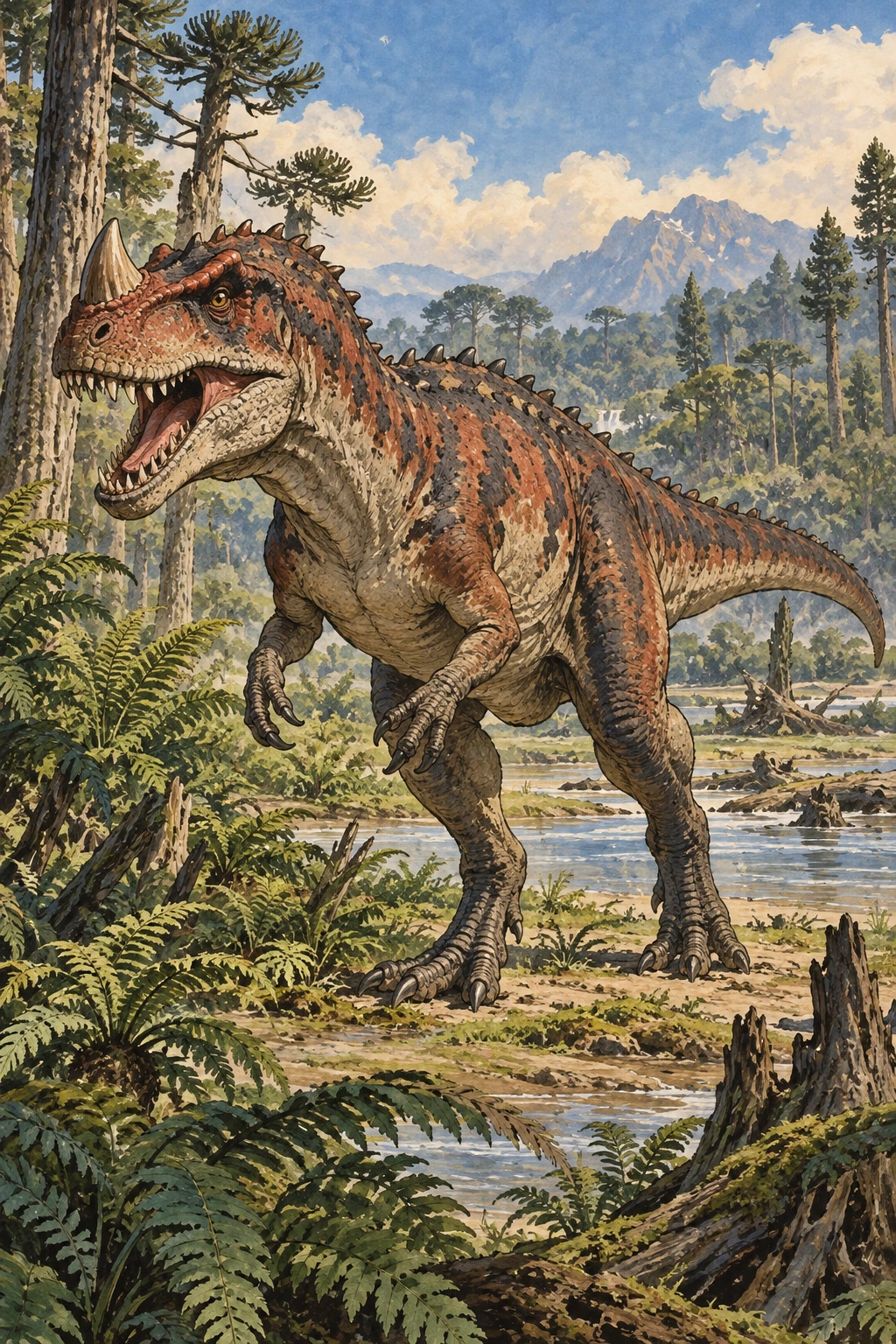 Ceratosaurus complete Daylight artwork
