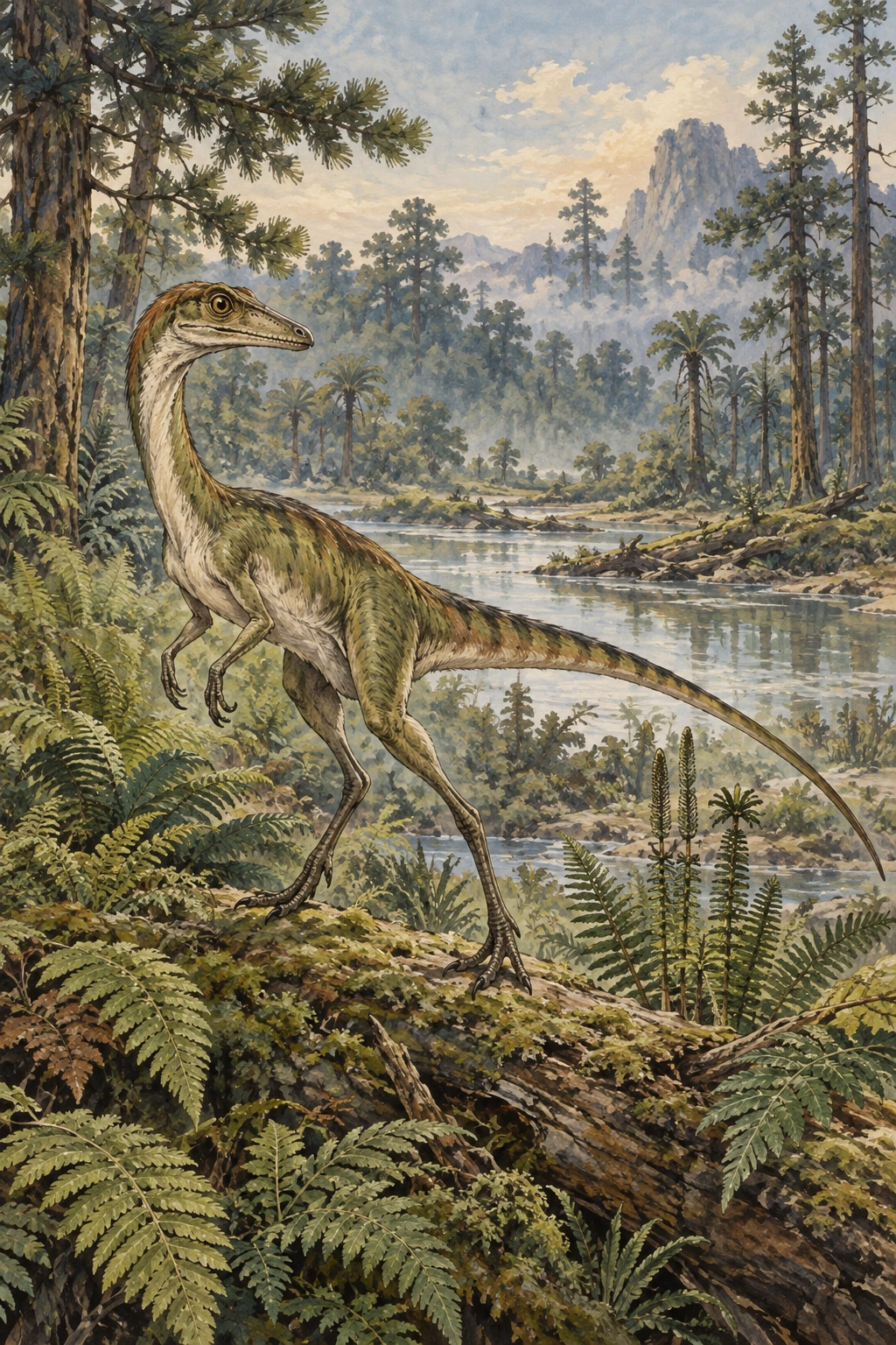 Compsognathus complete Calm artwork