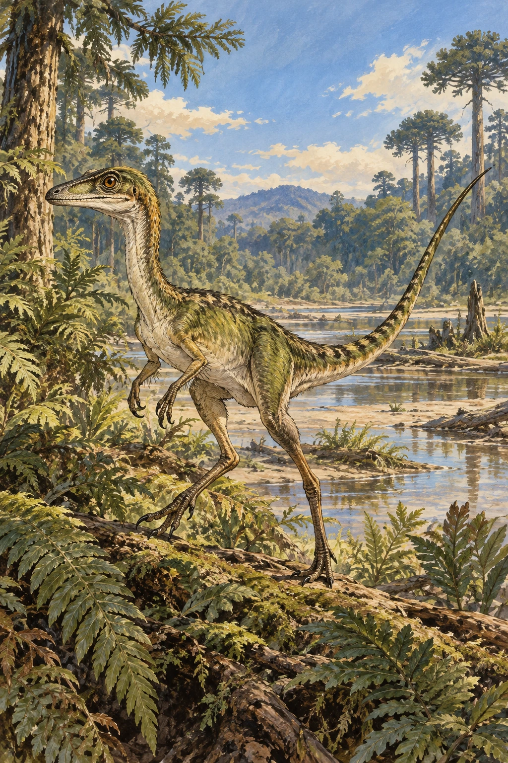 Compsognathus complete Daylight artwork
