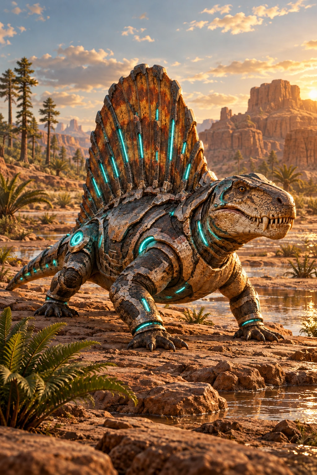 Dimetrodon complete Armored artwork