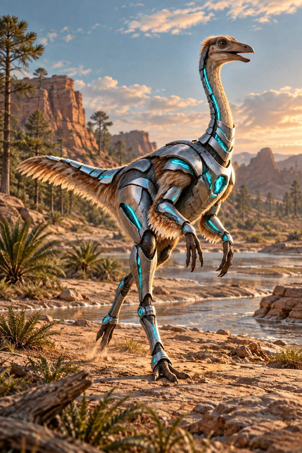Gallimimus complete Armored artwork
