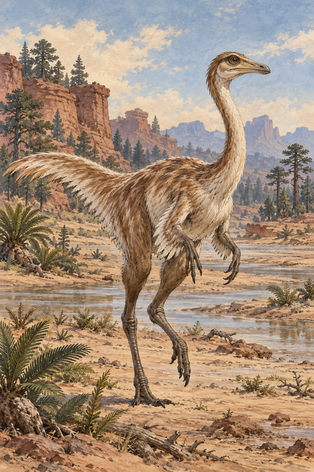 Gallimimus complete Calm artwork