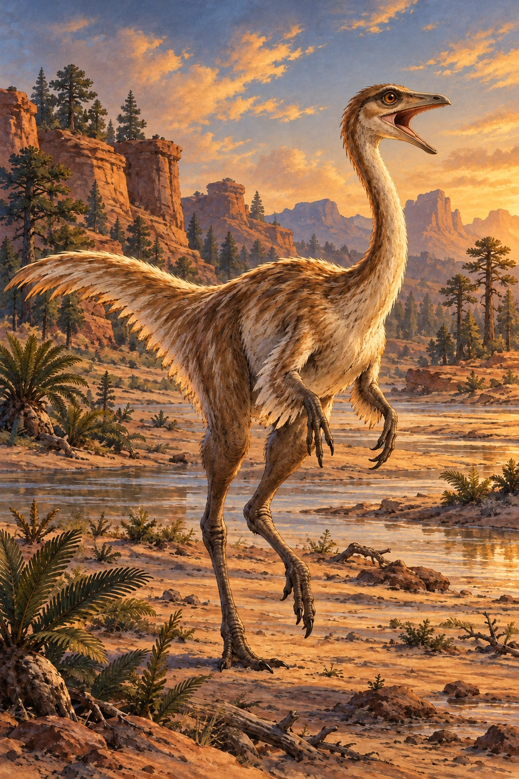 Gallimimus complete Threat artwork