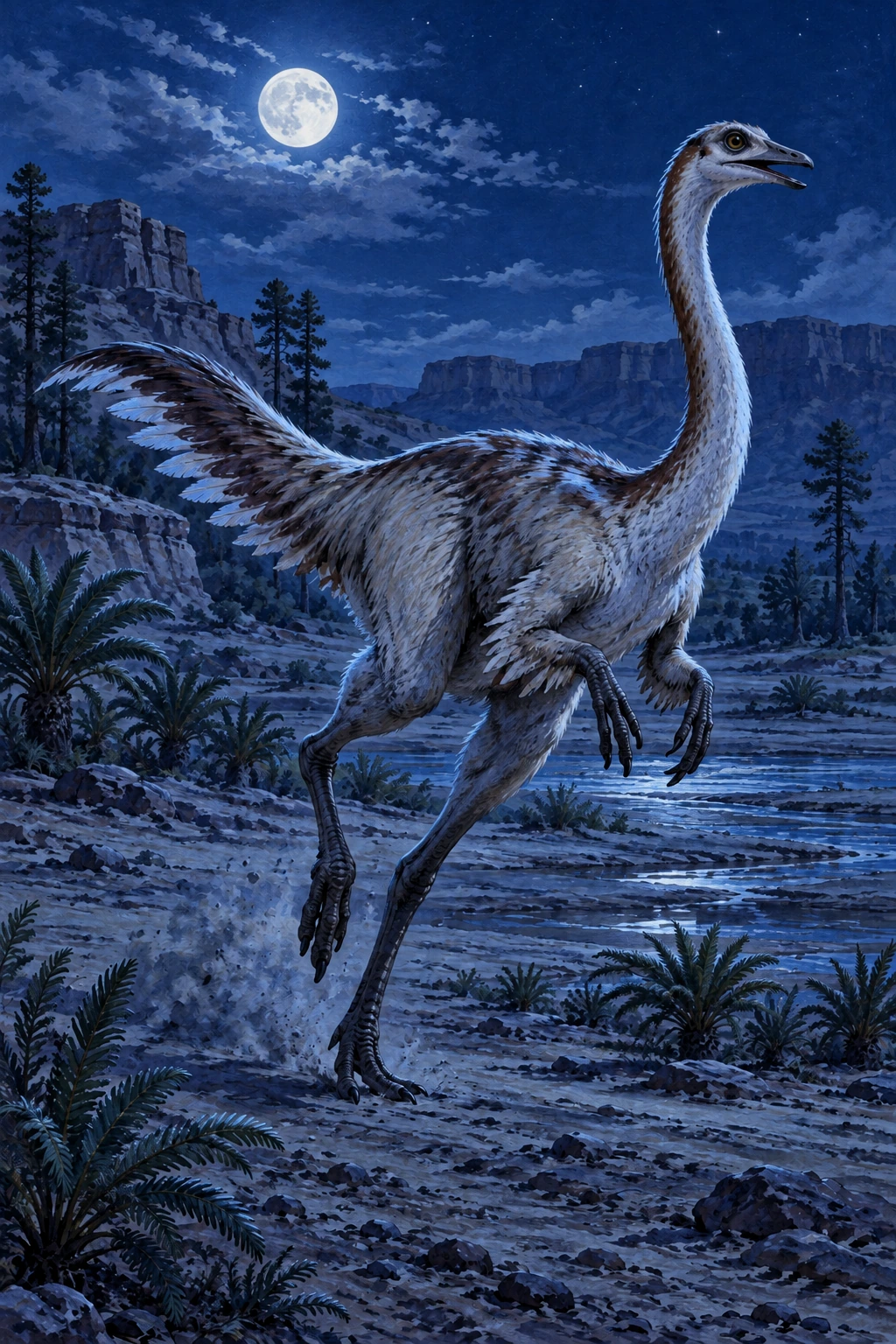 Gallimimus complete Moonlight artwork