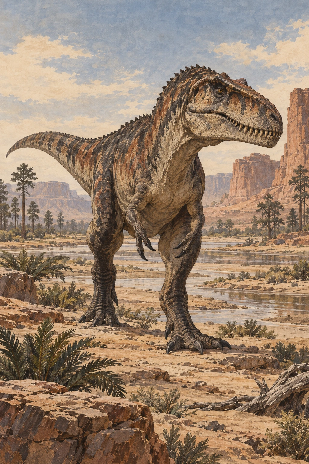 Giganotosaurus complete Calm artwork