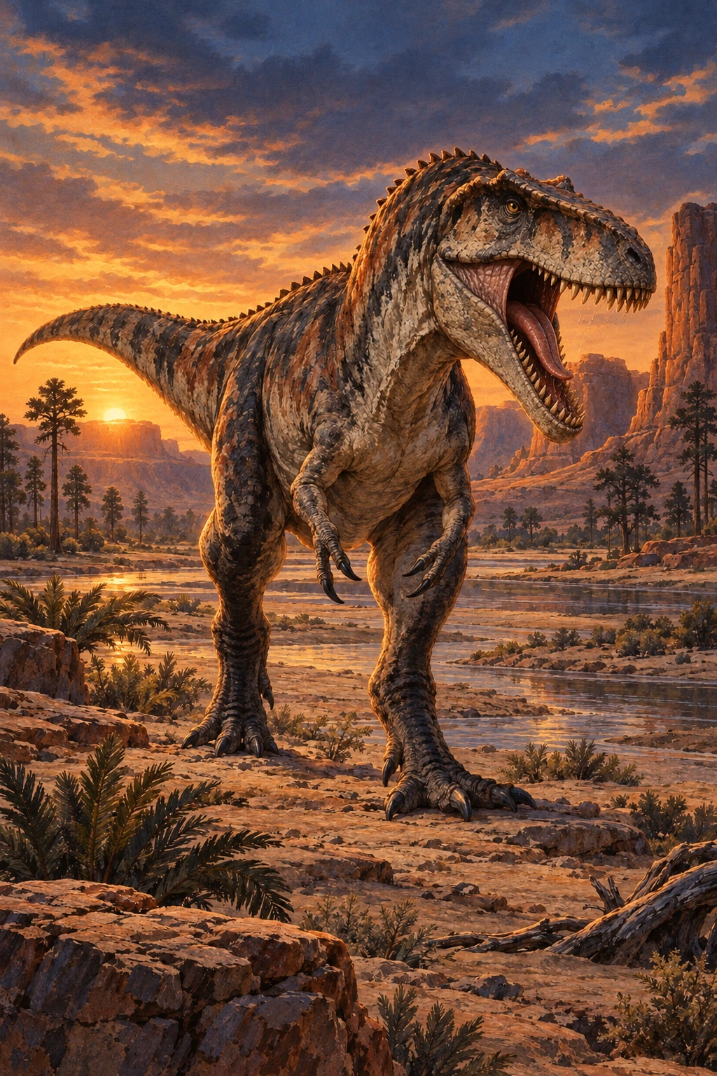 Giganotosaurus complete Threat artwork