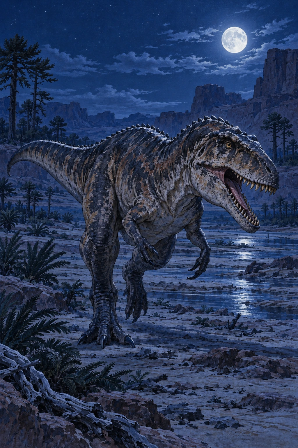 Giganotosaurus complete Moonlight artwork