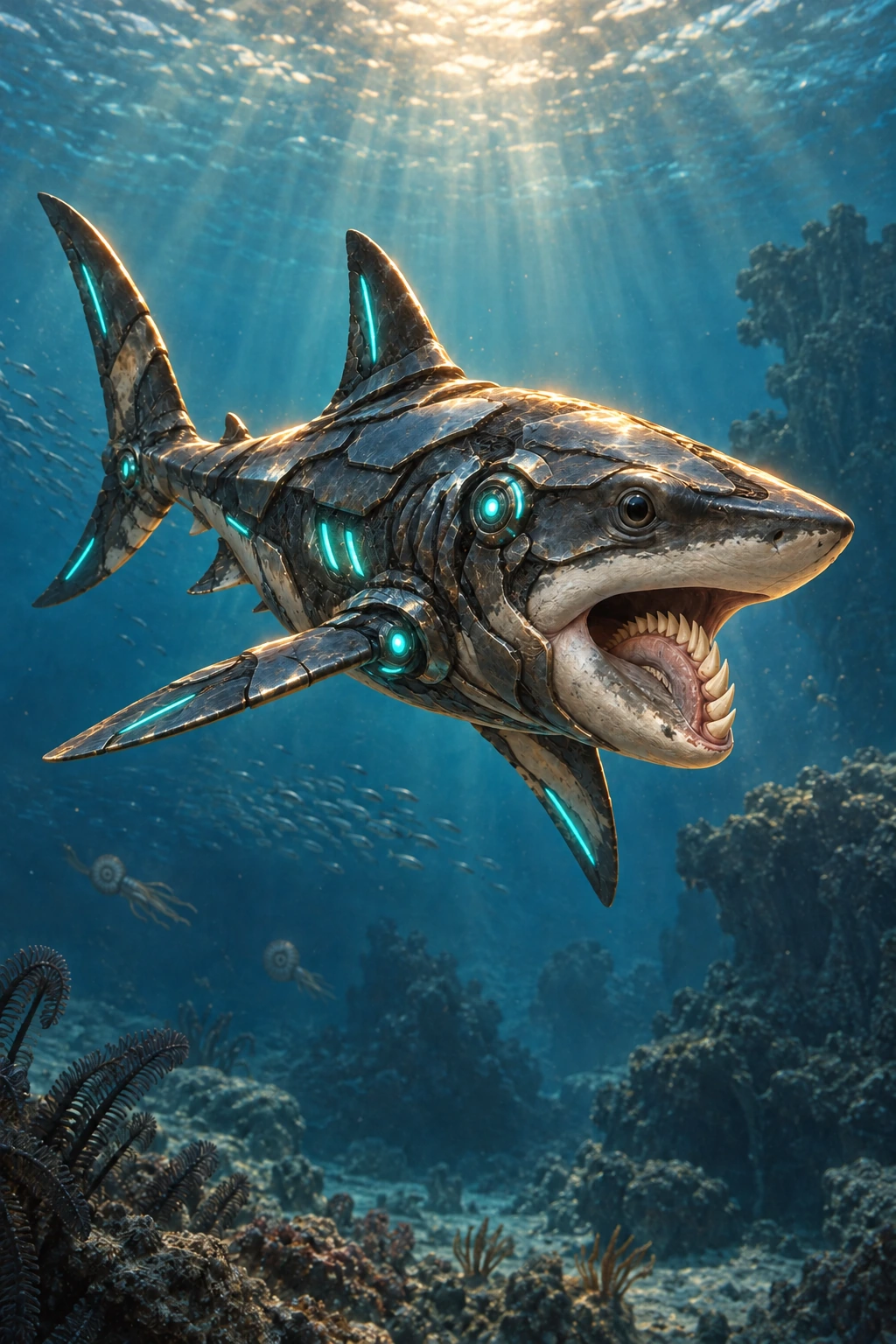 Helicoprion complete Armored artwork