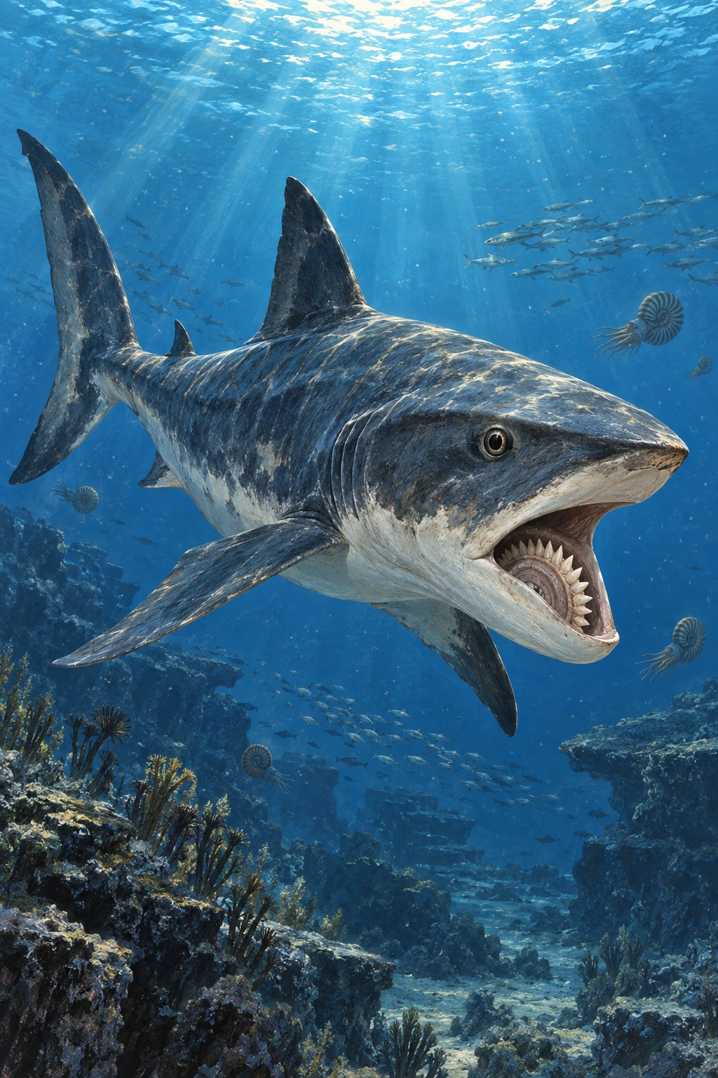 Helicoprion complete Daylight artwork