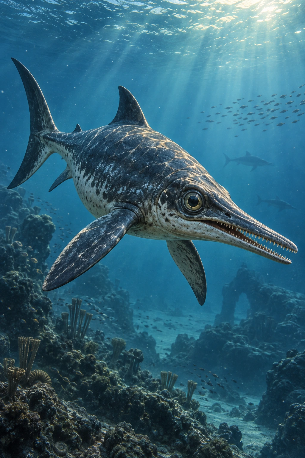 Ichthyosaurus complete Primal artwork