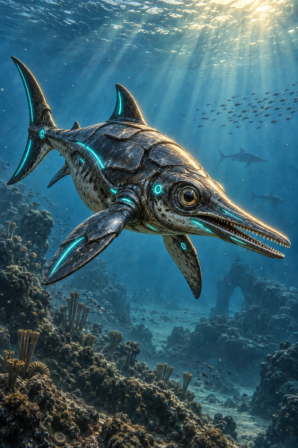 Ichthyosaurus complete Armored artwork