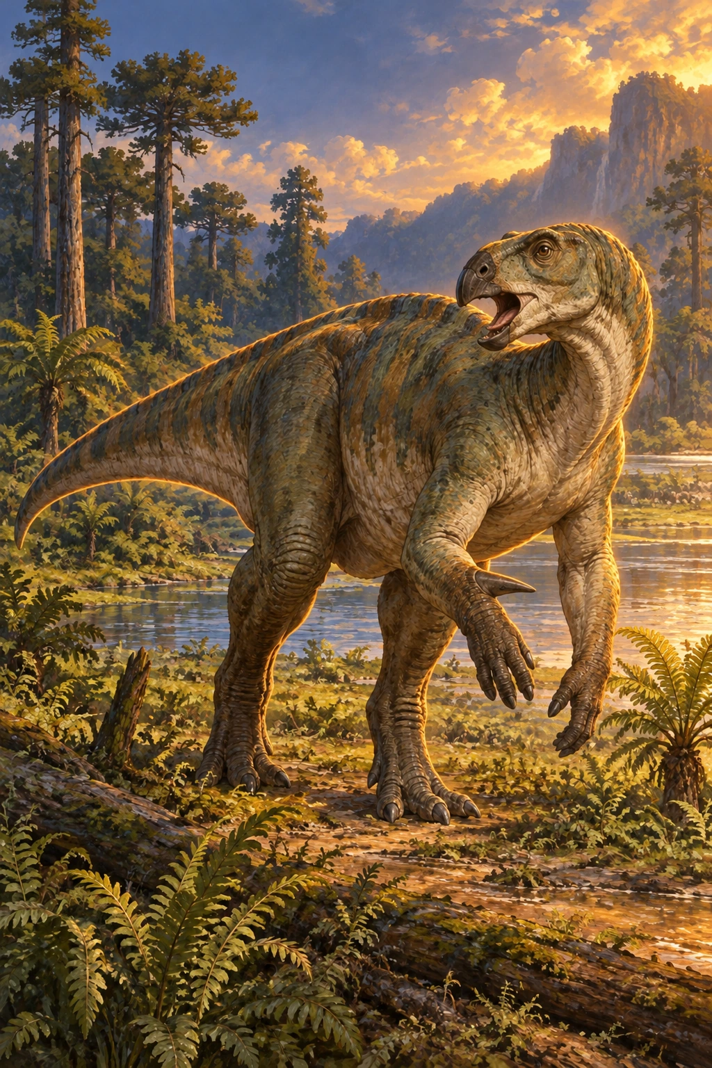 Iguanodon complete Threat artwork