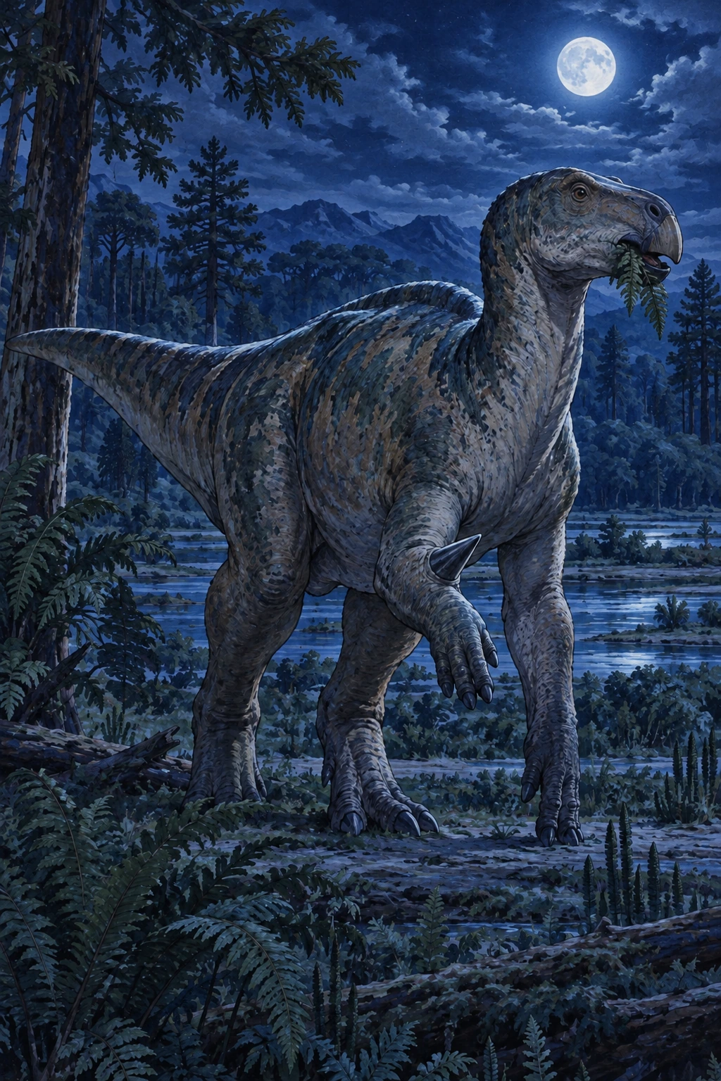 Iguanodon complete Moonlight artwork