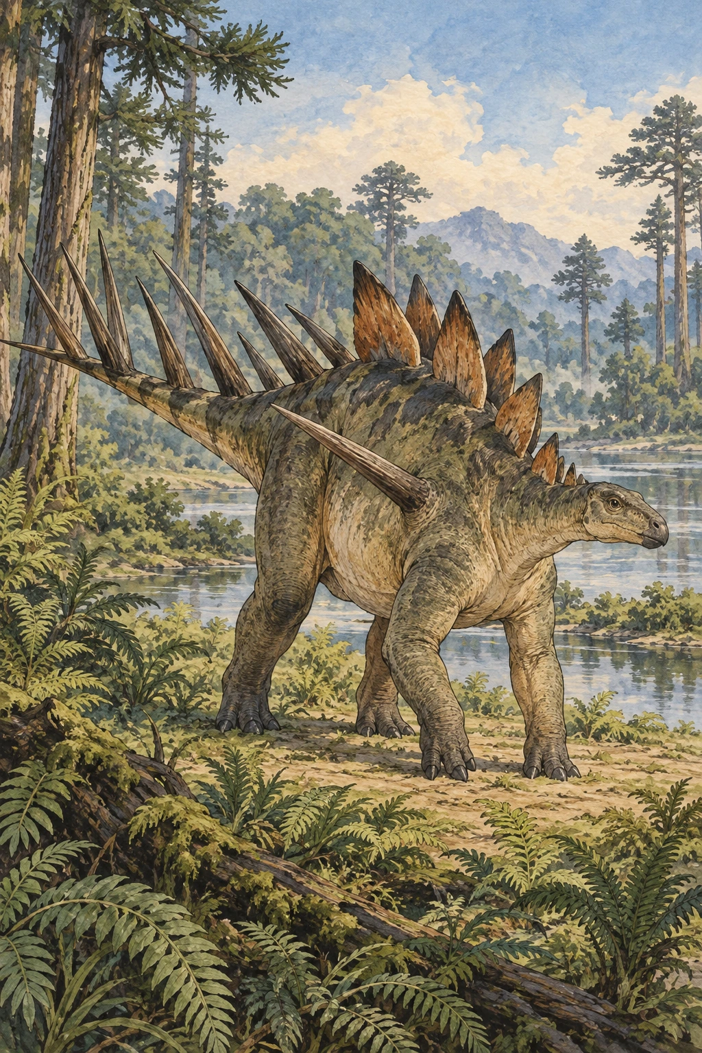 Kentrosaurus complete Calm artwork