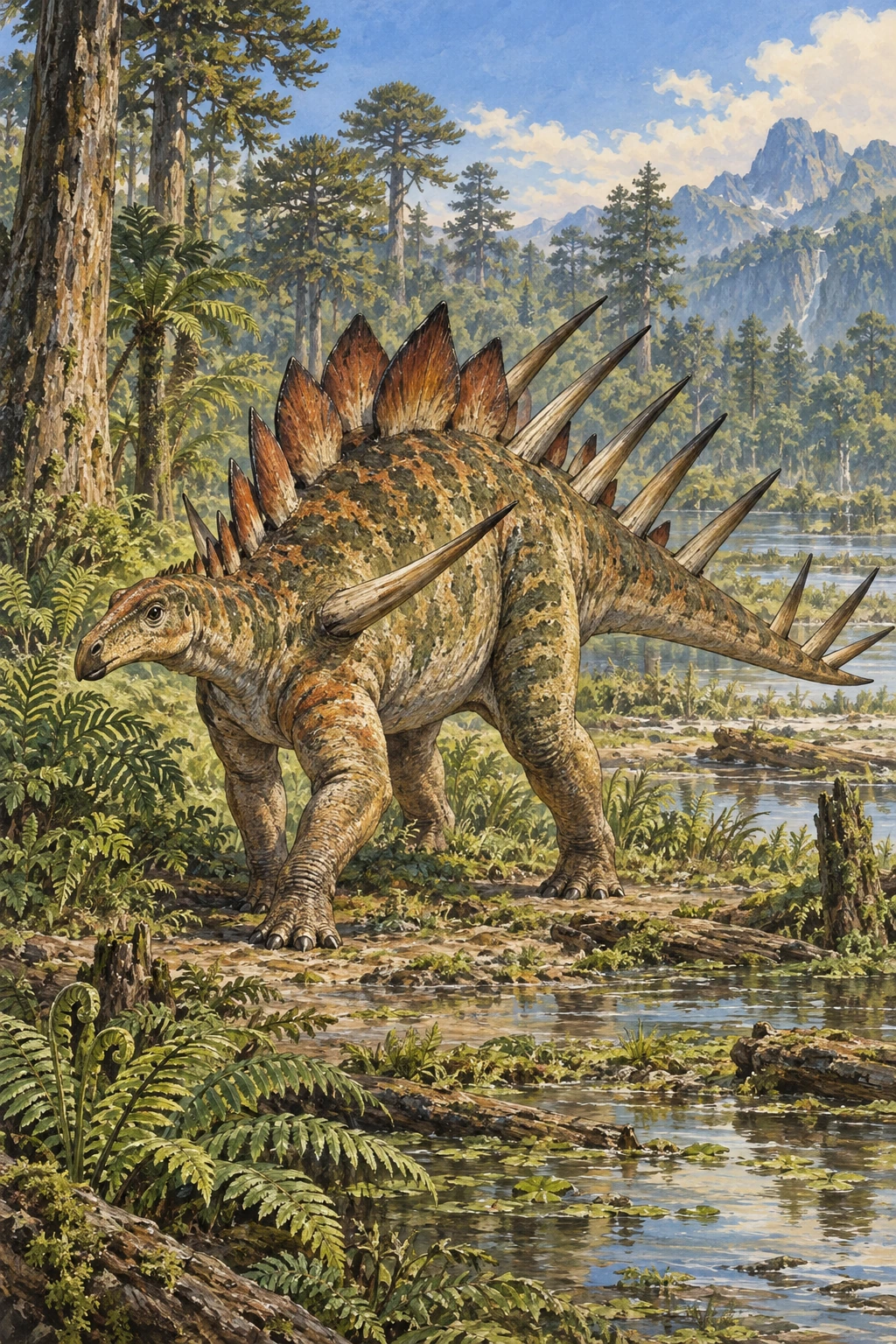 Kentrosaurus complete Daylight artwork