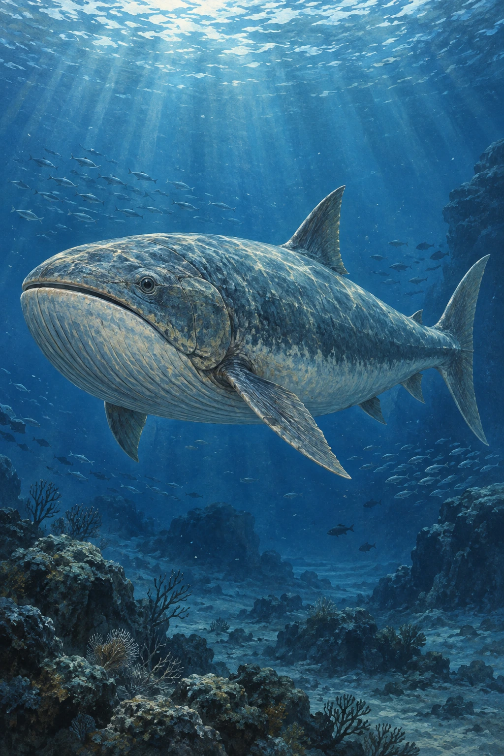 Leedsichthys complete Calm artwork