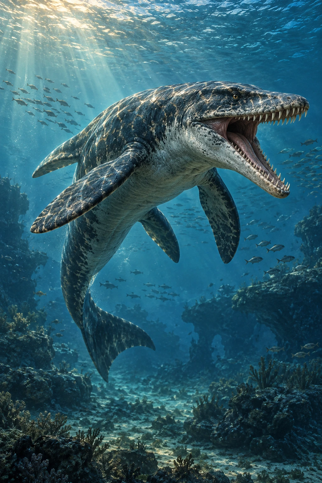 Mosasaurus complete Primal artwork