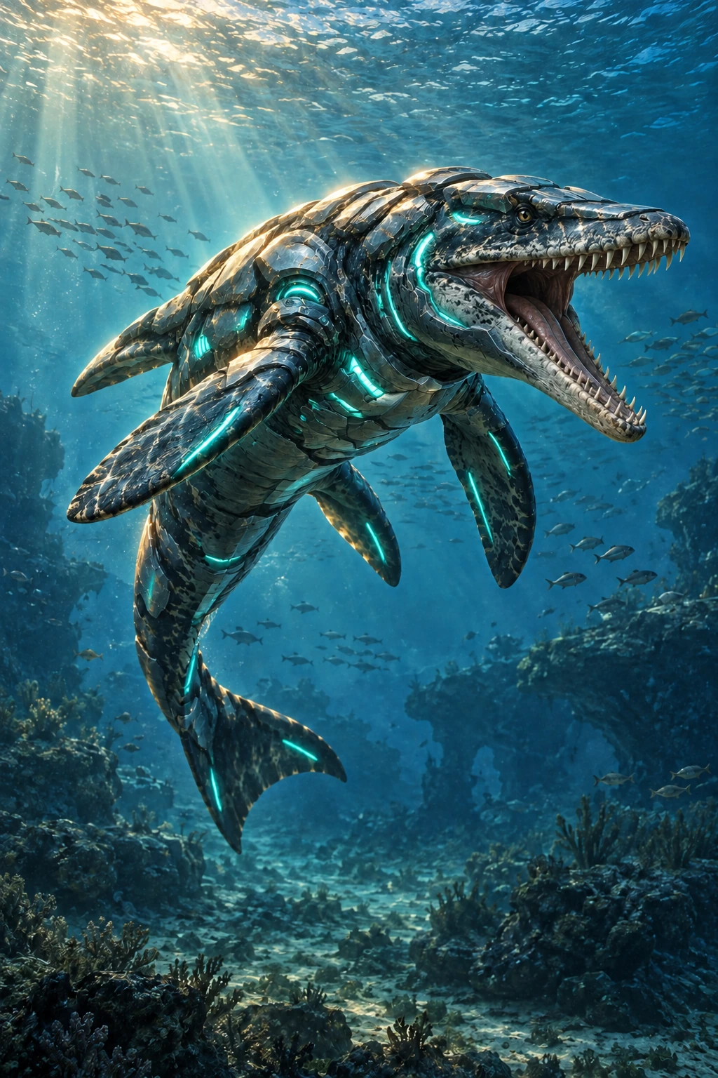 Mosasaurus complete Armored artwork