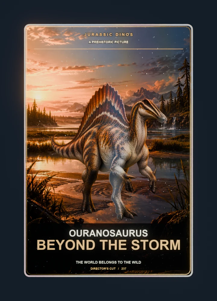 Ouranosaurus Cinema poster card front