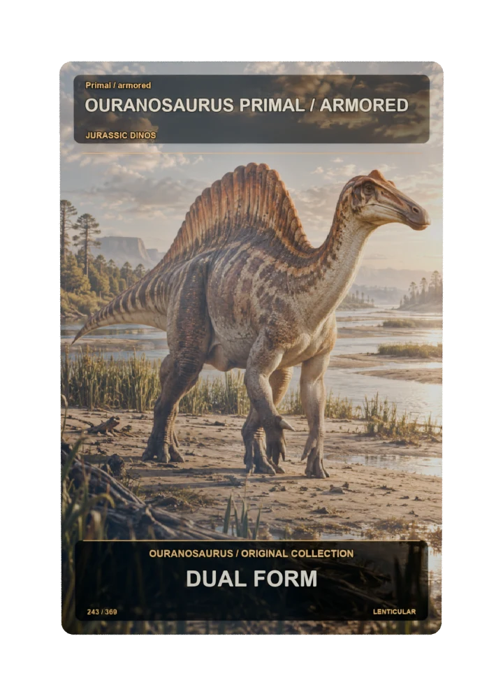 Ouranosaurus Primal / armored card front