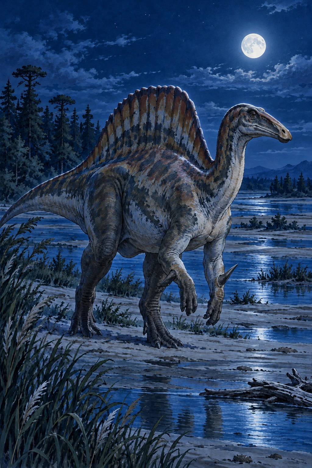 Ouranosaurus complete Moonlight artwork