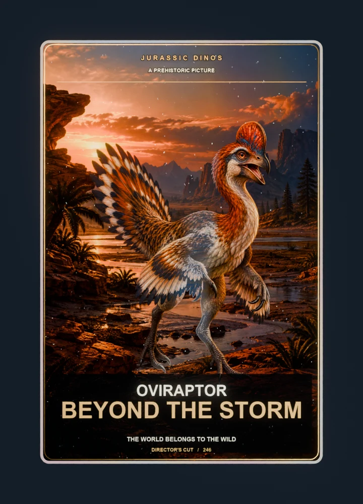 Oviraptor Cinema poster card front