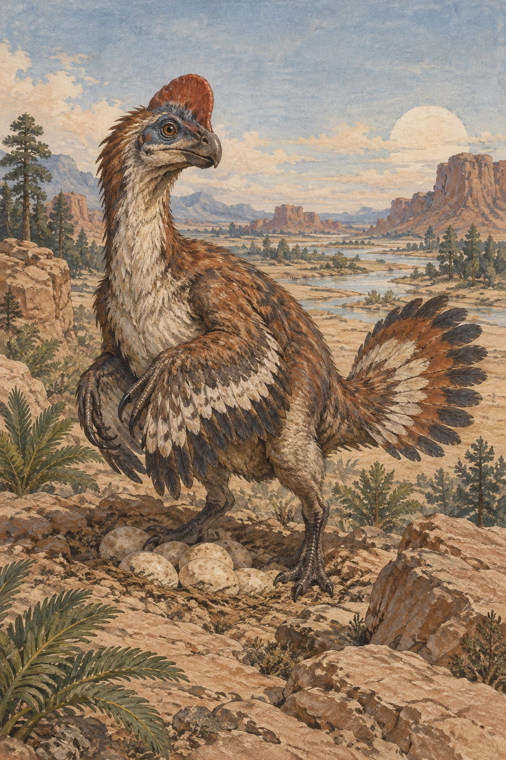 Oviraptor complete Calm artwork