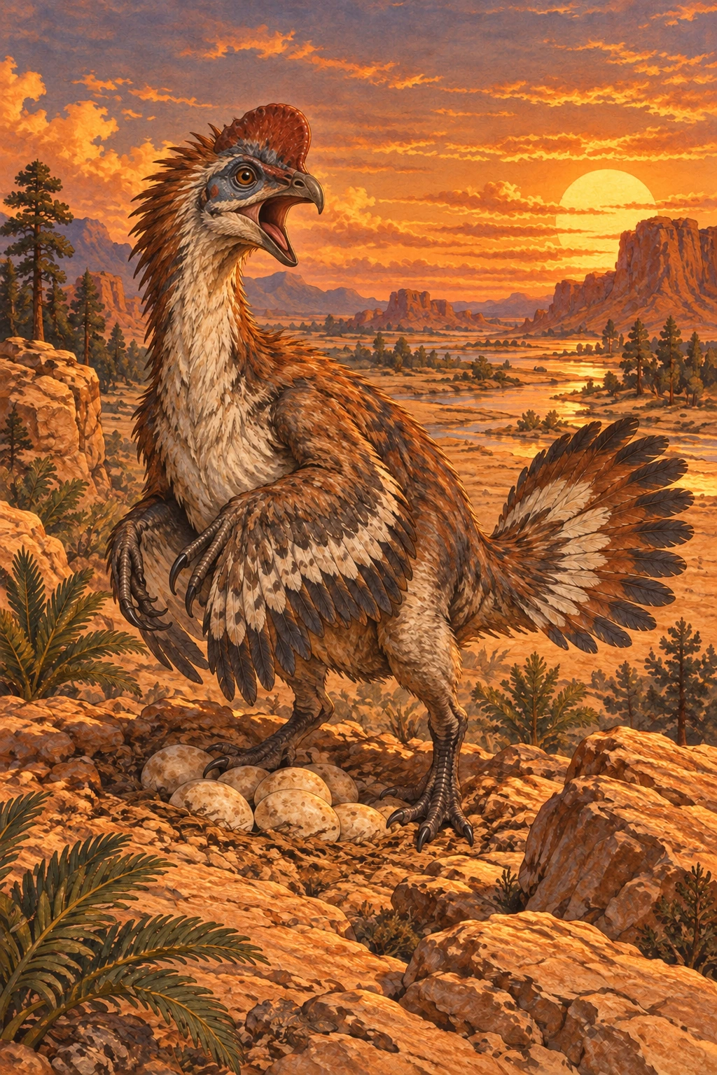 Oviraptor complete Threat artwork