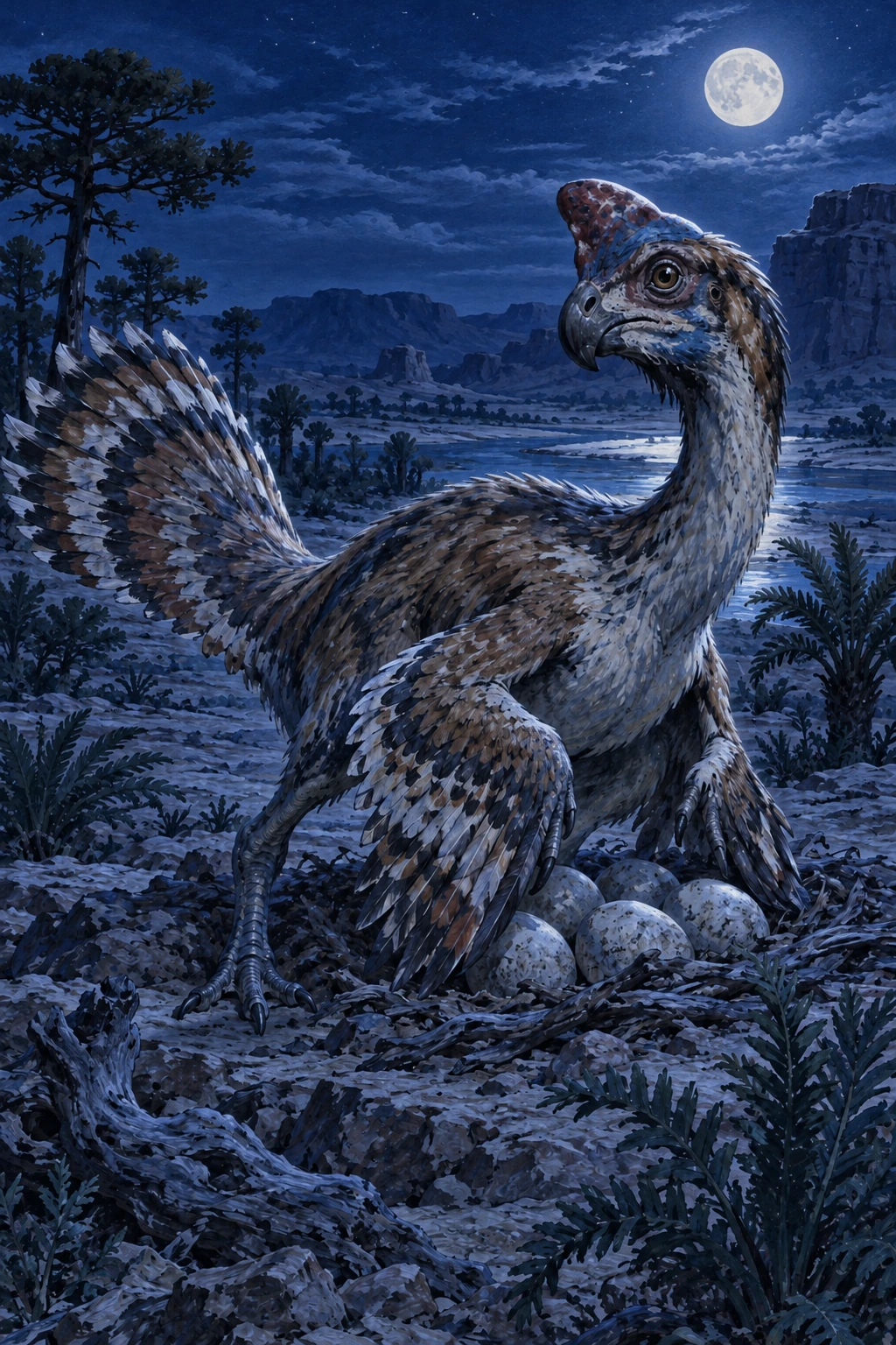 Oviraptor complete Moonlight artwork