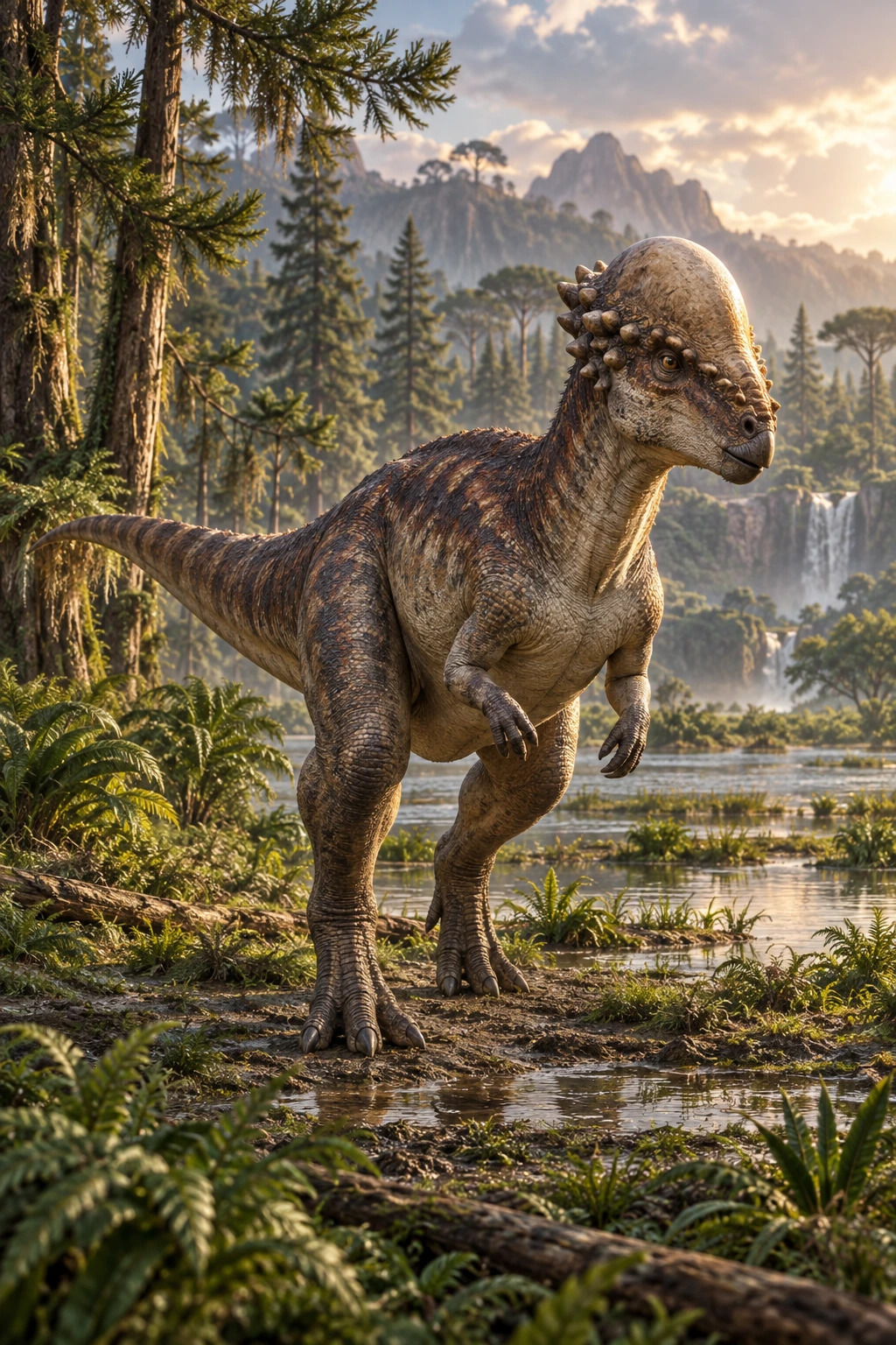 Pachycephalosaurus complete Primal artwork