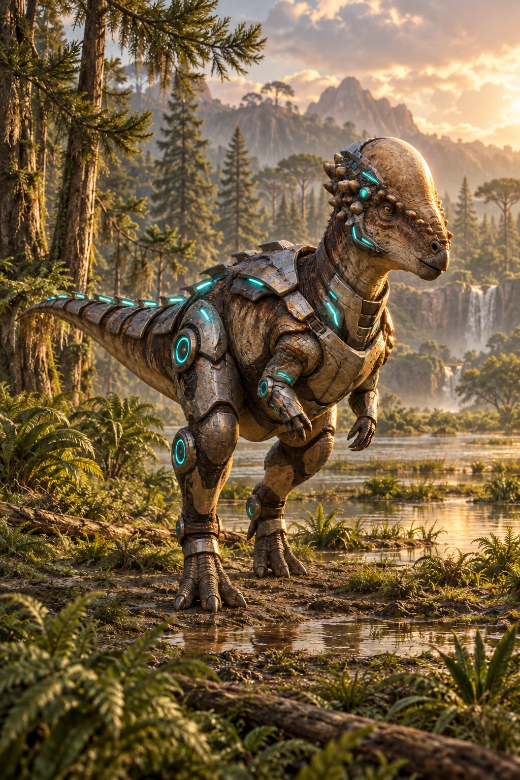 Pachycephalosaurus complete Armored artwork